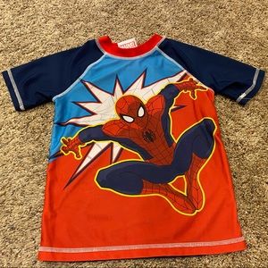 Spider-Man rash guard - size 5T
